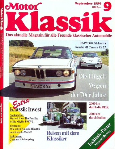 Deckblatt Motor Klassik (08/1990)